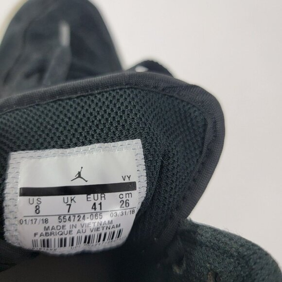 Air Jordan Retro Shoes Sneakers Black Mid 554724-065 Red Blue Swoosh Mens Size 8 - Picture 9 of 9